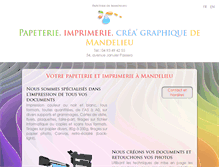 Tablet Screenshot of imprimerie-mandelieu.com